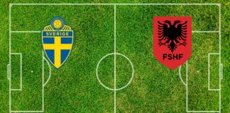 Alineaciones Suecia-Albania