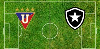 Alineaciones Liga Dep. Universitaria-Botafogo RJ
