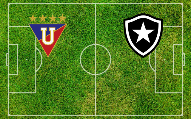 Alineaciones Liga Dep. Universitaria-Botafogo RJ