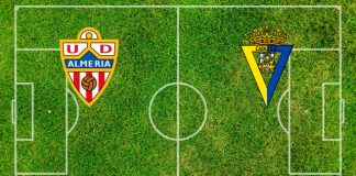 Alineaciones Almería-Cádiz