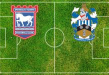 Alineaciones Ipswich-Huddersfield