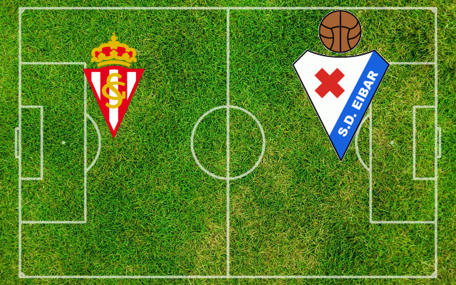 Alineaciones Sporting de Gijón-Eibar