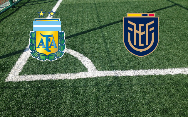 Alineaciones Argentina-Ecuador
