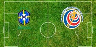 Alineaciones Brasil-Costa Rica