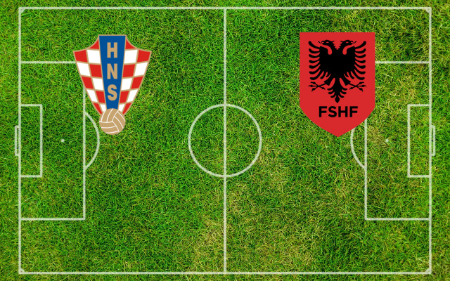 Alineaciones Croacia-Albania