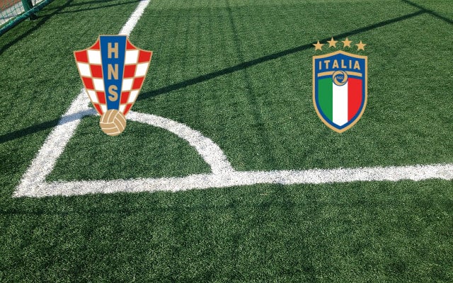 Alineaciones Croacia-Italia