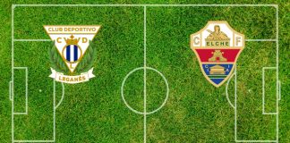 Alineaciones Leganés-Elche