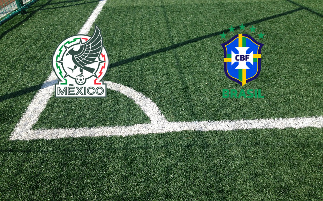 Alineaciones México-Brasil