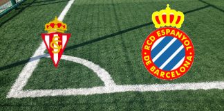 Alineaciones Sporting de Gijón-Espanyol