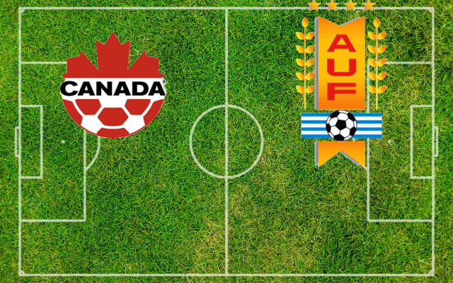 Alineaciones Canadá-Uruguay