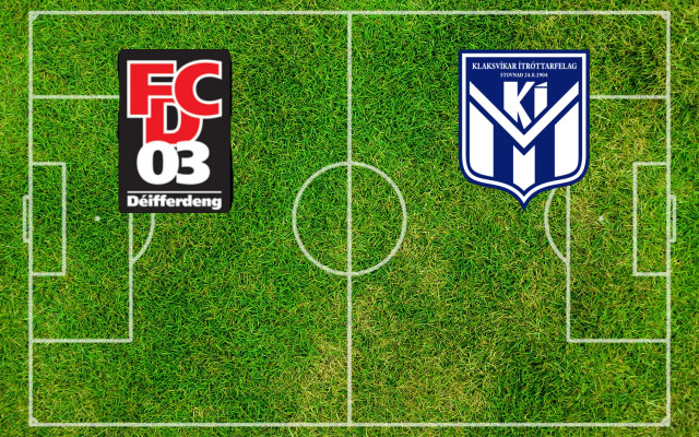 Alineaciones Differdange-Klaksvik