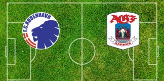 Alineaciones FC Copenhague-AGF Aarhus