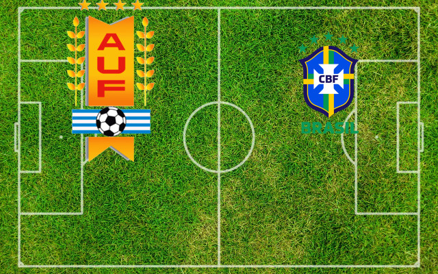 Alineaciones Uruguay-Brasil