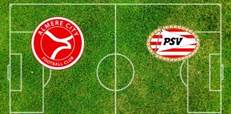 Alineaciones Almere City-PSV