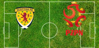 Alineaciones Escocia-Polonia