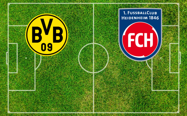 Alineaciones Borussia Dortmund-1. FC Heidenheim