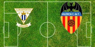 Alineaciones Leganés-Valencia