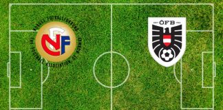 Alineaciones Noruega-Austria