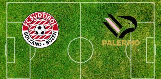 Alineaciones Südtirol-Palermo