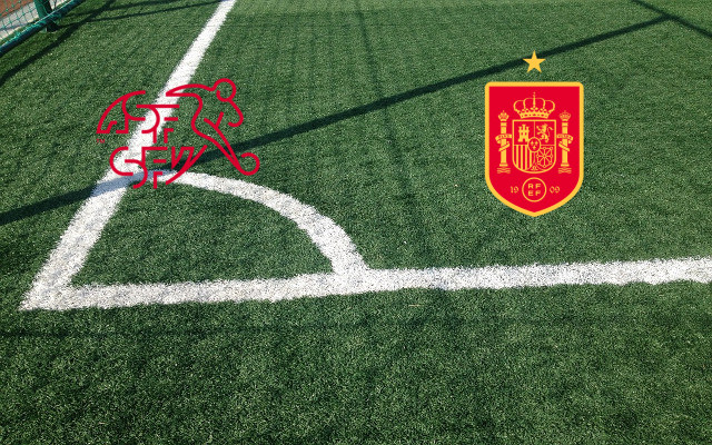 Alineaciones Suiza-España