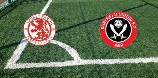 Alineaciones Middlesbrough-Sheffield United