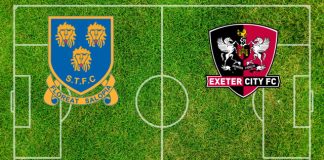 Alineaciones Shrewsbury-Exeter