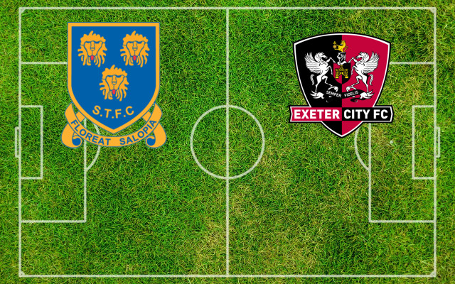 Alineaciones Shrewsbury-Exeter