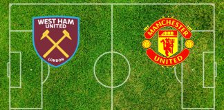 Alineaciones West Ham-Manchester United