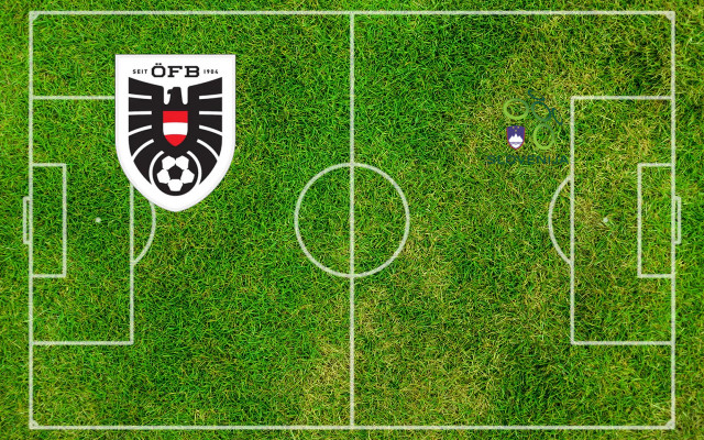 Alineaciones Austria-Eslovenia