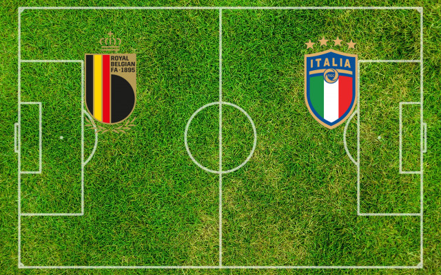 Alineaciones Bélgica-Italia