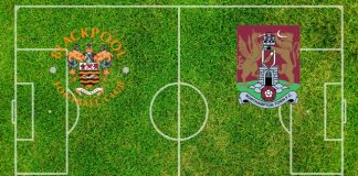 Alineaciones Blackpool-Northampton