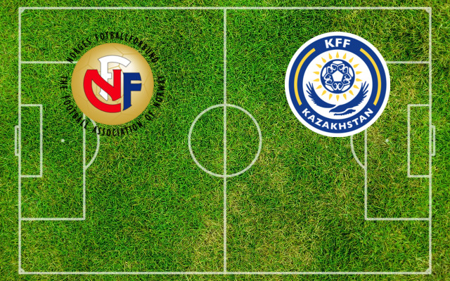Alineaciones Noruega-Kazajistán