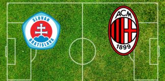 Alineaciones Slovan Bratislava-AC Milán
