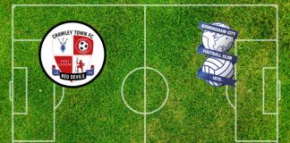 Alineaciones Crawley-Birmingham